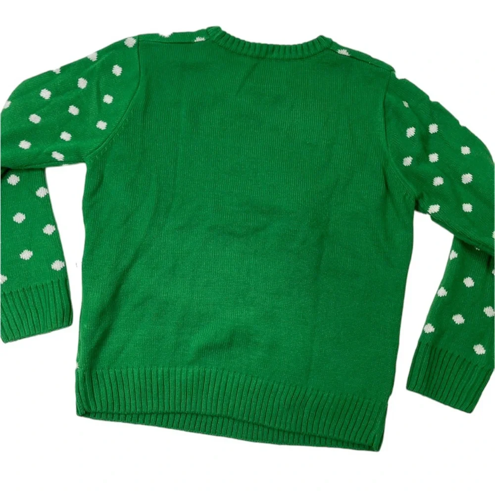 Green Rudolph Ugly Christmas Sweater